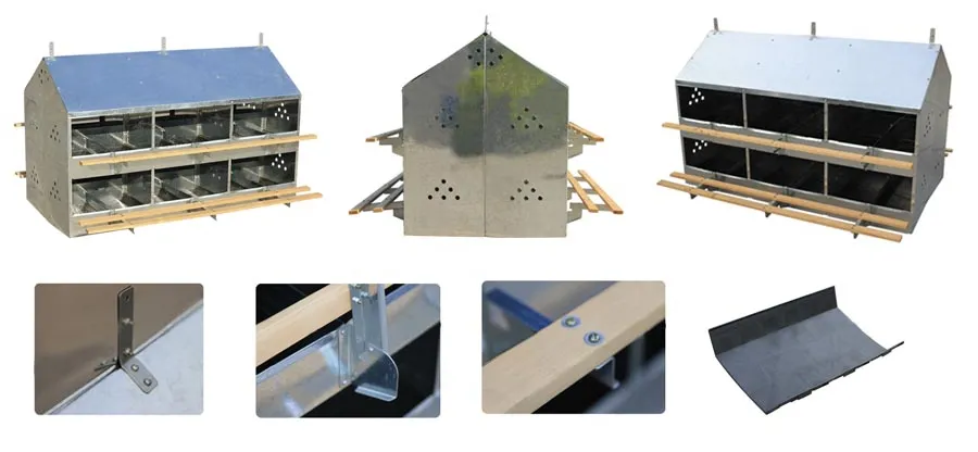 Poultry Farm Manual Egg Collection Box/Laying Nest Box