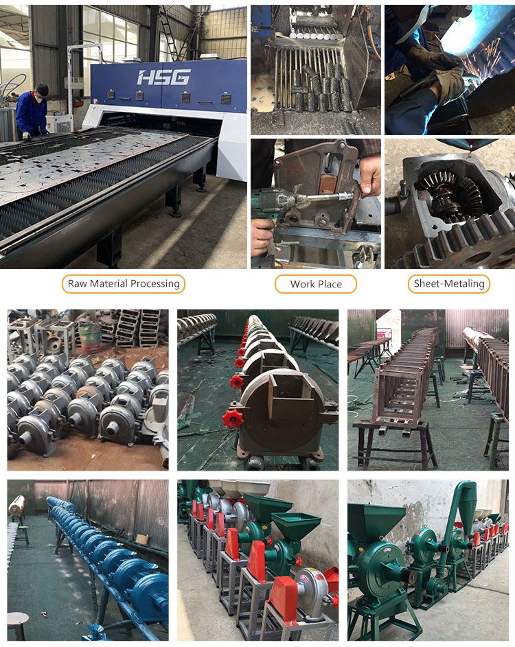 Poultry Feed High Output Pepper Spices Grinder Grain Grinding Machine