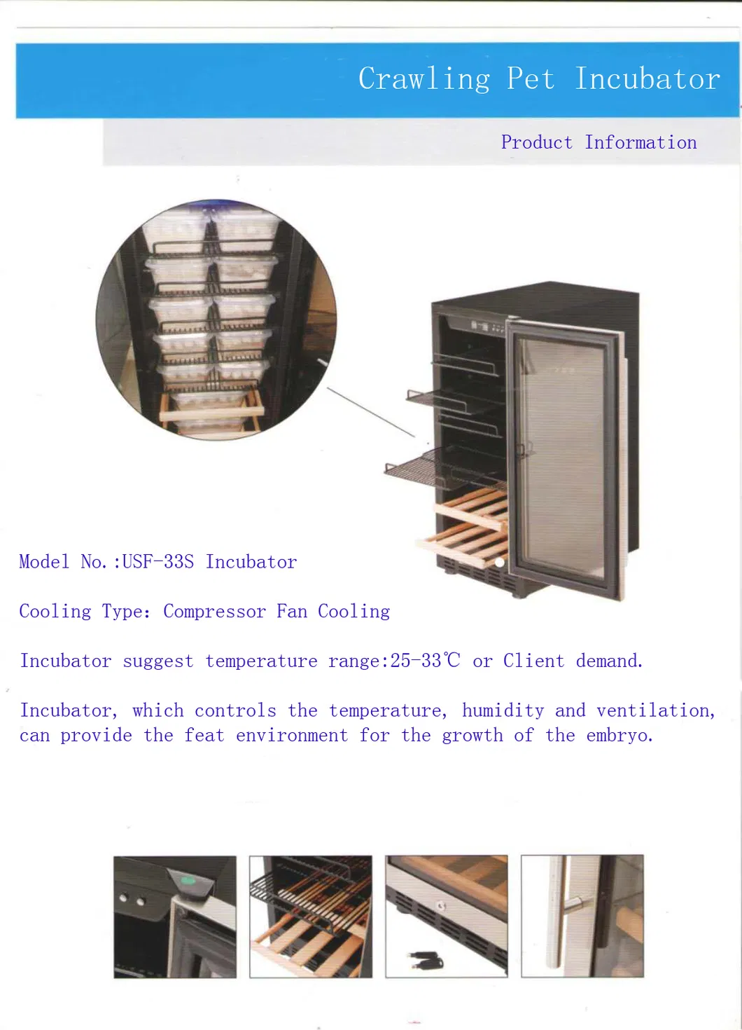 Reptile Egg Incubator Hatching Machine