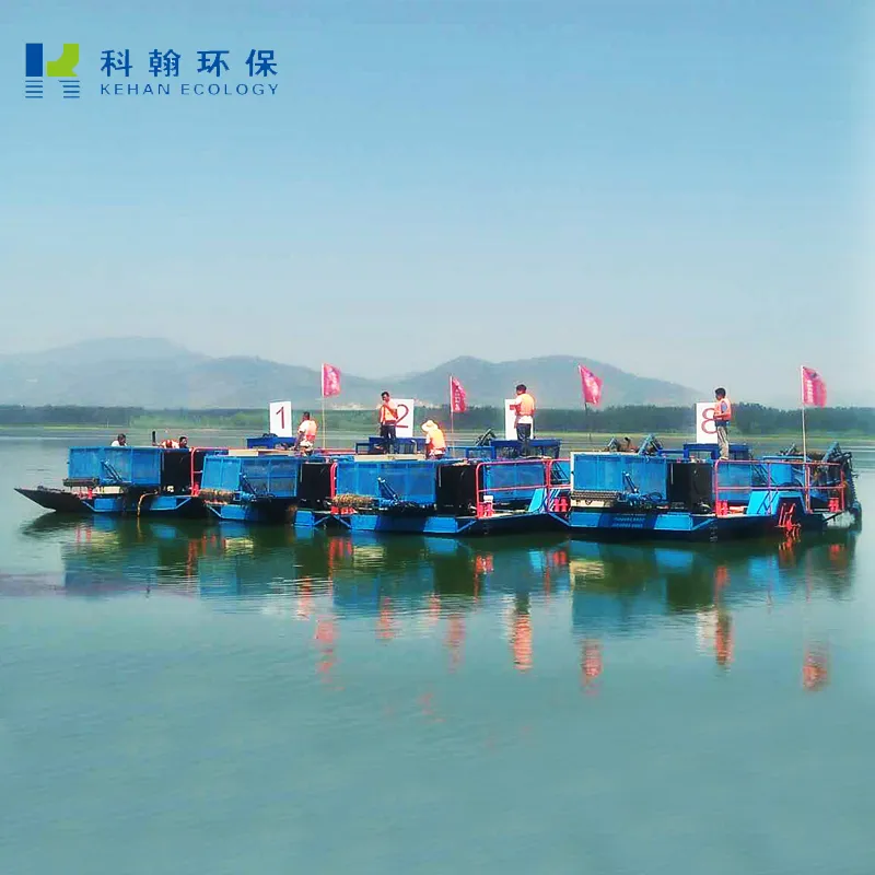 River Plant Cutting Seaweed Removal Aquatic Weed Harvester Trash Skimmer and Weed Collector Plant Removal Water Plant Lake Weed Seaweed Cleaning Harvester