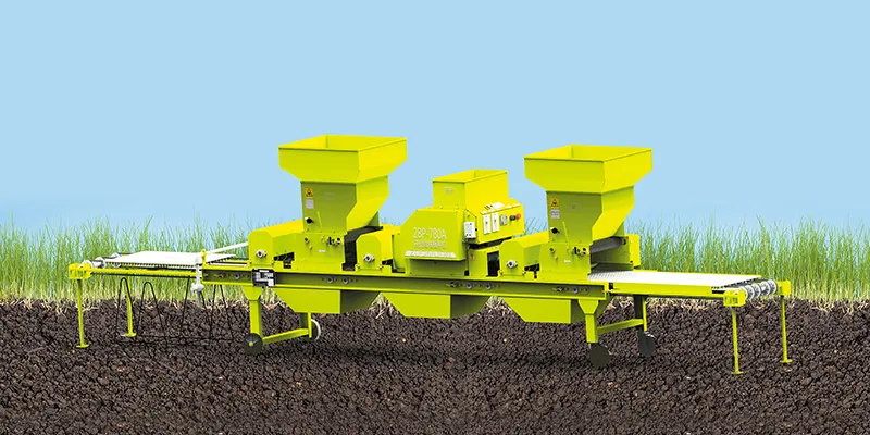 Save Time Continuous Ditching Seeder for Rice Seedling Field