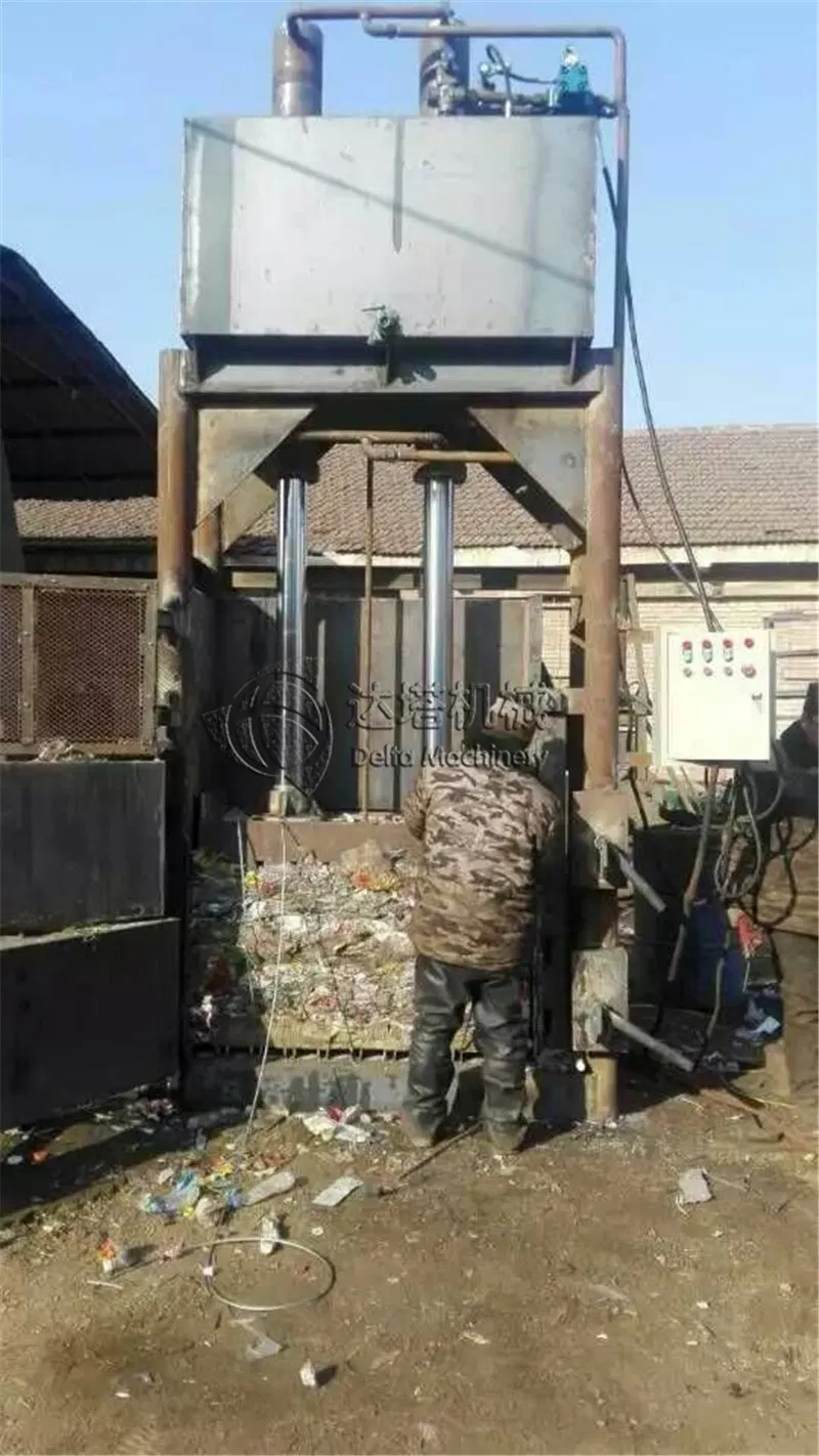 Scrap Metal Baler Machine Plastic Baling Machine Used Clothing Compress Machine