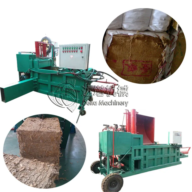 Scrap Metal Baler Machine Plastic Baling Machine Used Clothing Compress Machine