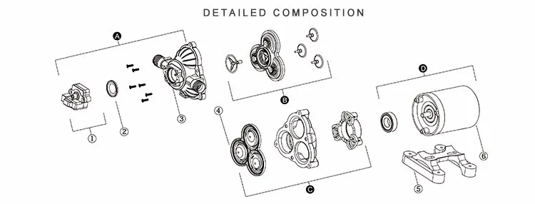 Seaflo 12V DC Electric Mini Diaphragm Pump