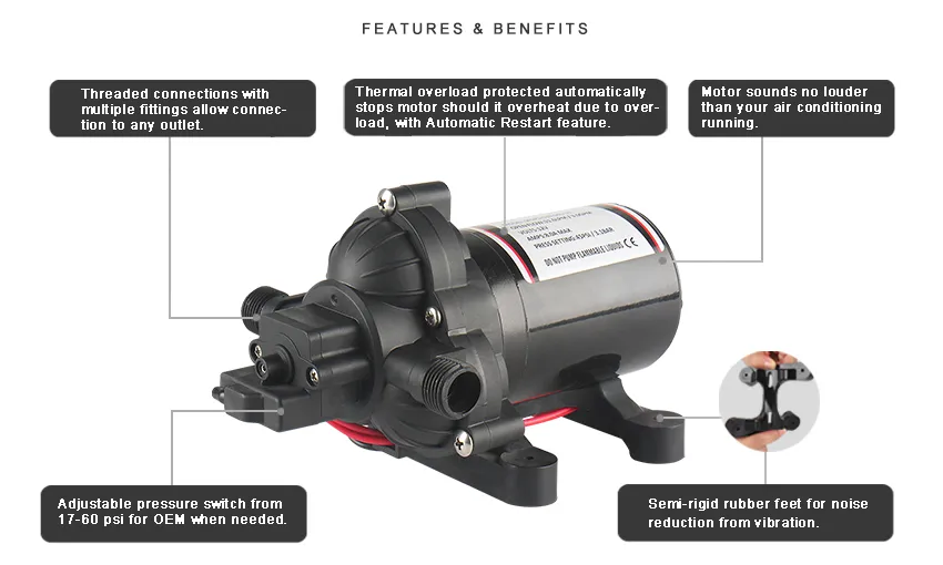 Seaflo Automotive Irrigation Water Pumps for Sale