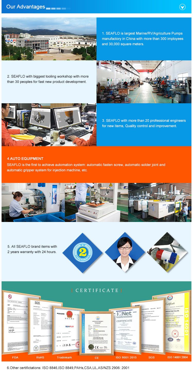 Seaflo Electric High Pressure 12V DC Water Pump Price List