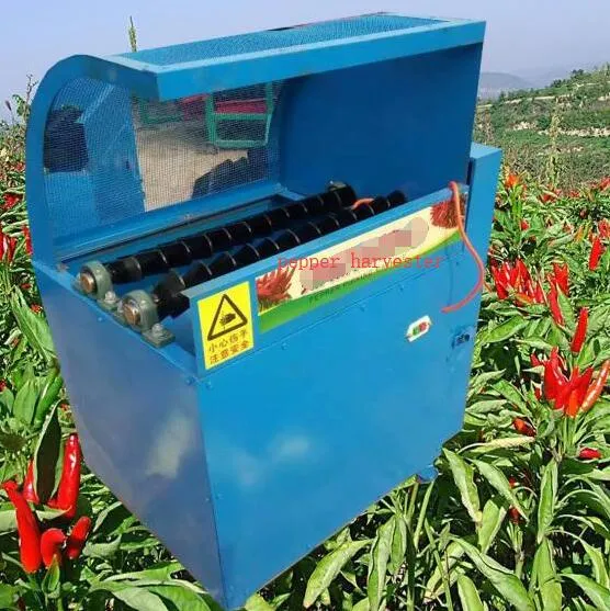 Small Electric Home Use Pepper Picker Picking Machine / Chili Thresher / Chili Harvesting Machine