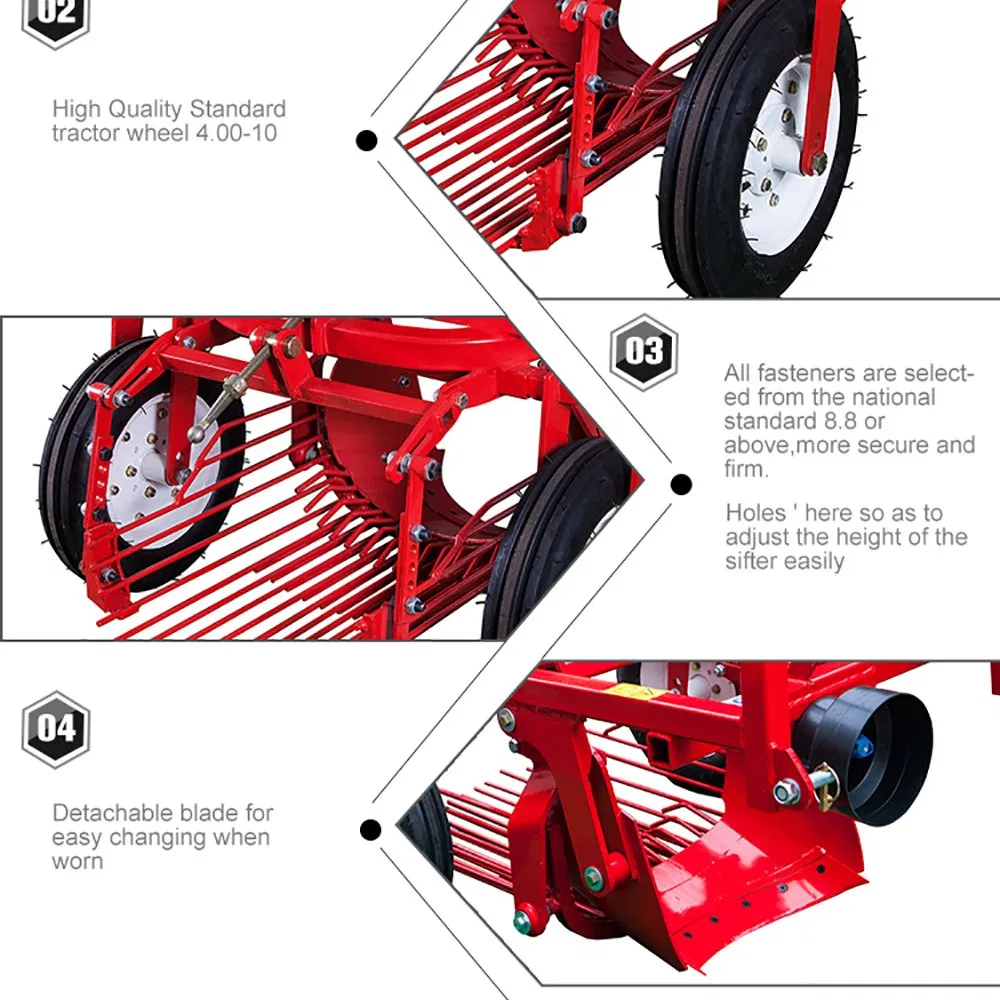 Small Farm Tractor Sweet Pto Potato Harvester (AP90)