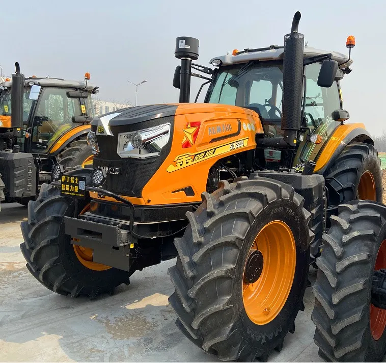 South Africa Hot Sale 4X4wd Farmer Tractor 220HP Power Tiller SD2204 Farm Tractor Big Size Agricultural Machinery Compact Tractor