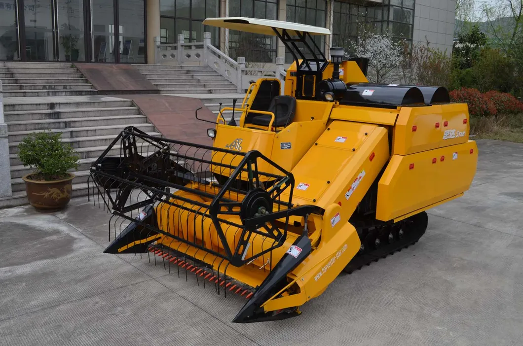 Star 4lz-4.6 Double Thresher Rice Combine Harvester Agriculture Machine Nice Harvest