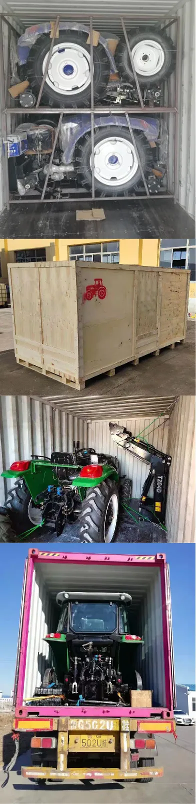 Telake Supply Agricultural Machinery Mini Four Wheel Garden Small Tractor with Load