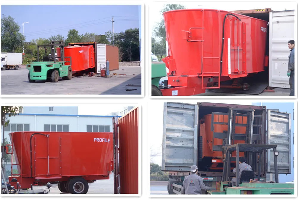 Tmr Feeds Mixer / Vertical Mixer Wagons/Fodder Mixer for Cow