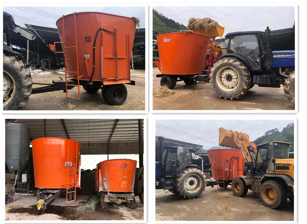 Tmr Feeds Mixer / Vertical Mixer Wagons/Fodder Mixer for Cow