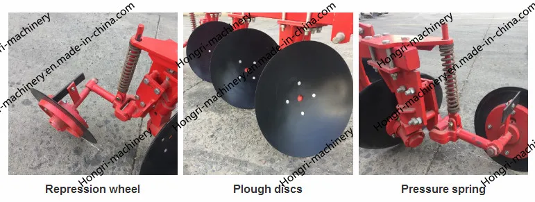 Tractor Mounted Disk Plow Tractor Disc Plough for Farm Sale