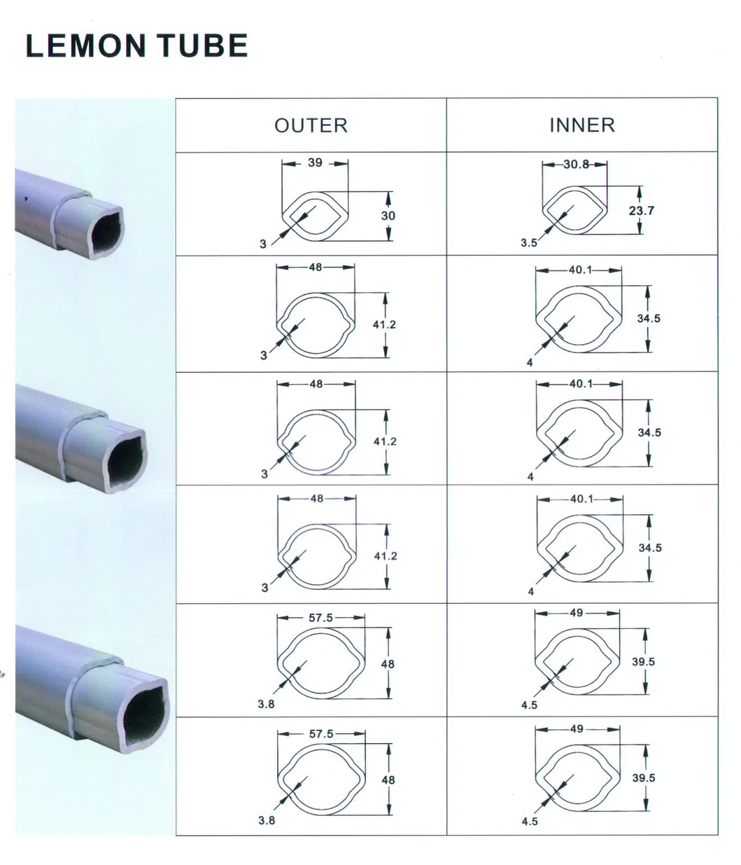 Tractor Pto Shaft Parts Lemon Tube