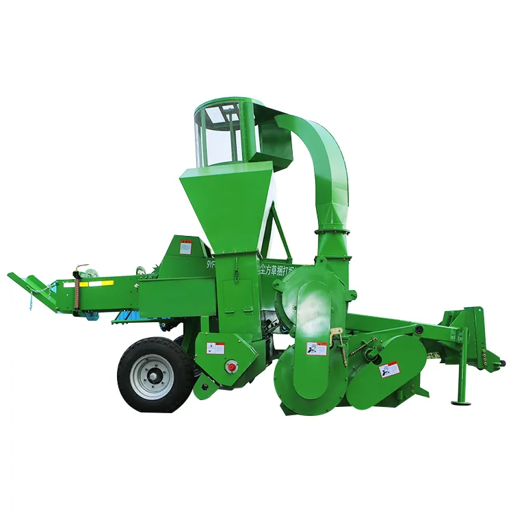 Tractor Towing Hay Baler Machine Grass Silage Packing Machine