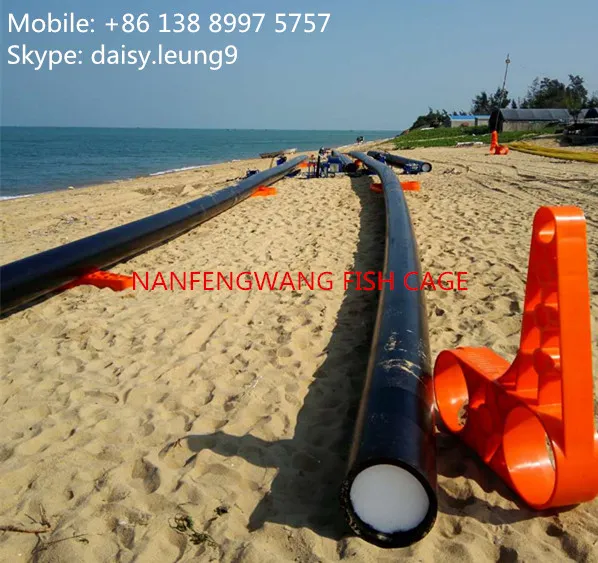 UV Resist HDPE Fish Cage Floating Pipe 315mm/350mm/400mm in Deep Sea