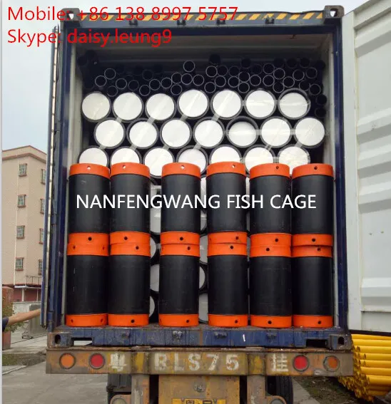 UV Resist HDPE Fish Cage Floating Pipe 315mm/350mm/400mm in Deep Sea