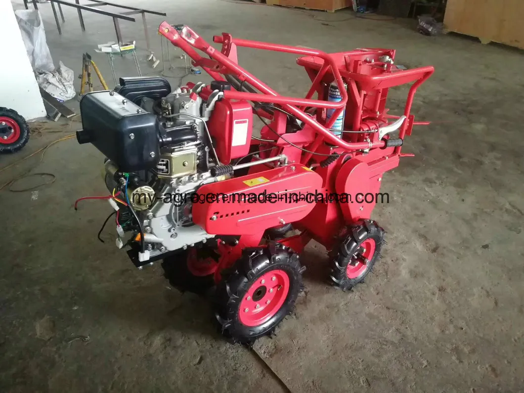 Walking Tractor Mounted Mini Corn Harvesting Maize Harvester