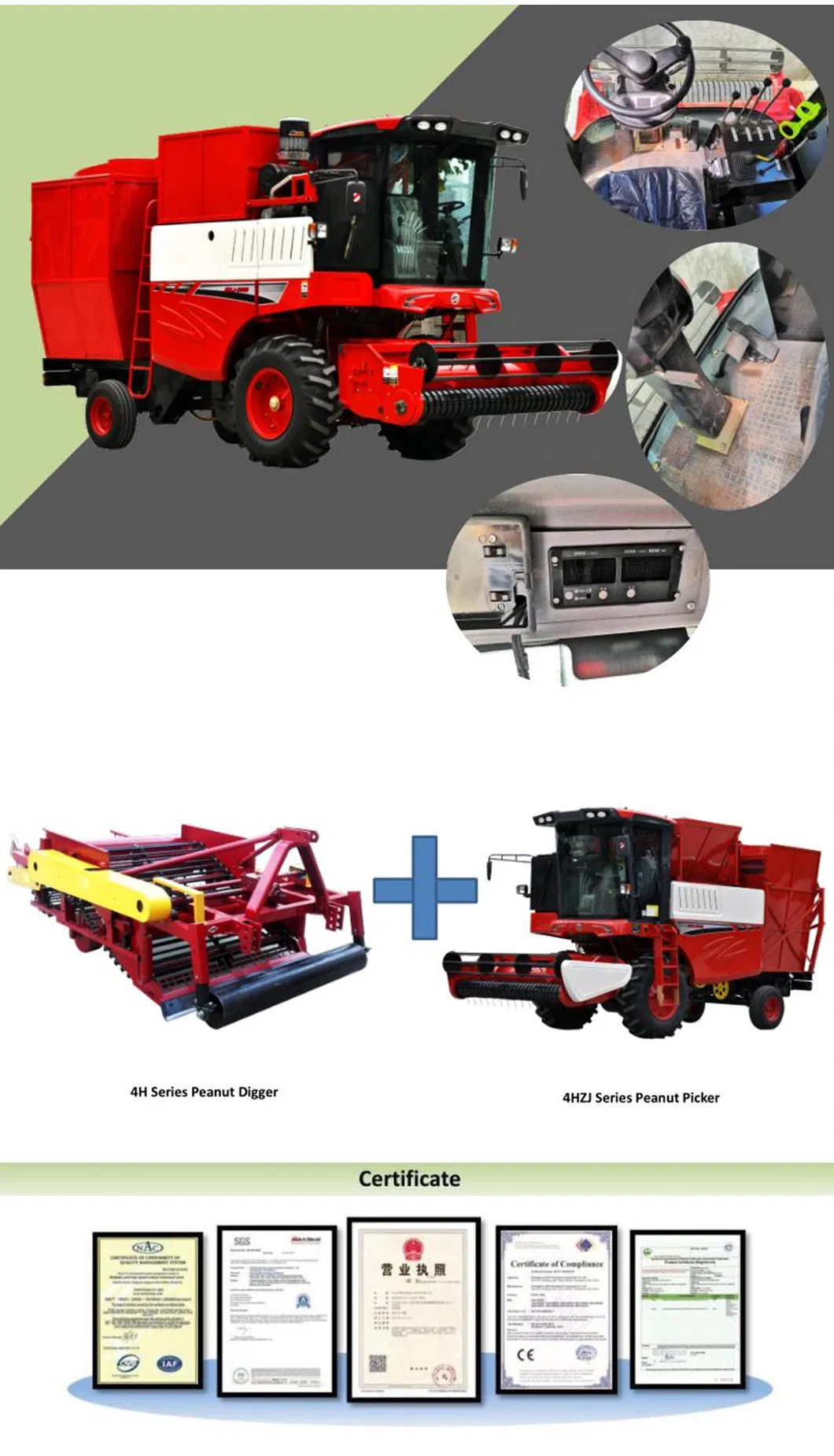 Wet Peanut Picker / Fresh Groundnut Harvester Best Price in South Africa