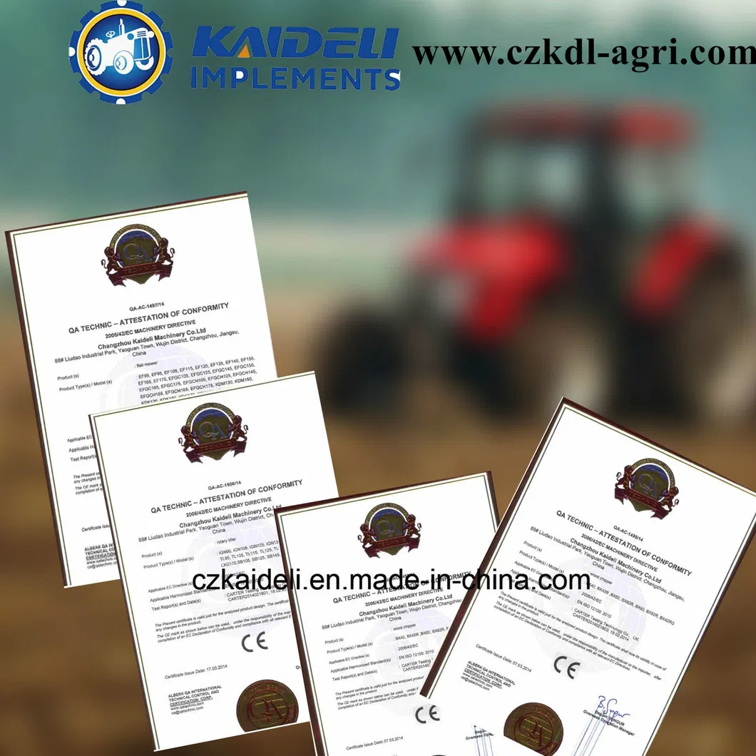 Wide Blade Farm Tractor Pto Driven Rotary Tiller for Paddy Field and Hard Land