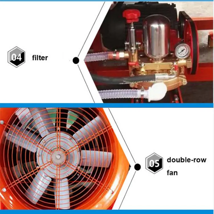 Yugong Mist Fog Cannon Spraying Machine Disinfecting Fogger Machine Disinfection Cannon Fogging Misting Machine Sprayer